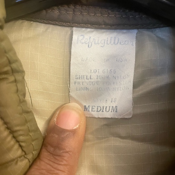 Vintage RefrigiWear Insulated Vest size medium - Picture 4 of 7
